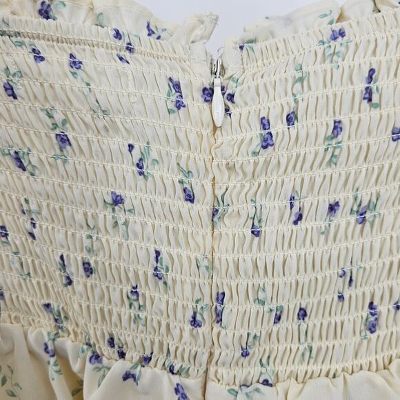 Glamorous Maternity Bloom Romper US 6‎ Yellow Motif - Picture 9 of 11